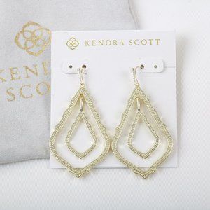 Kendra Scott Gold Simon drop earrings